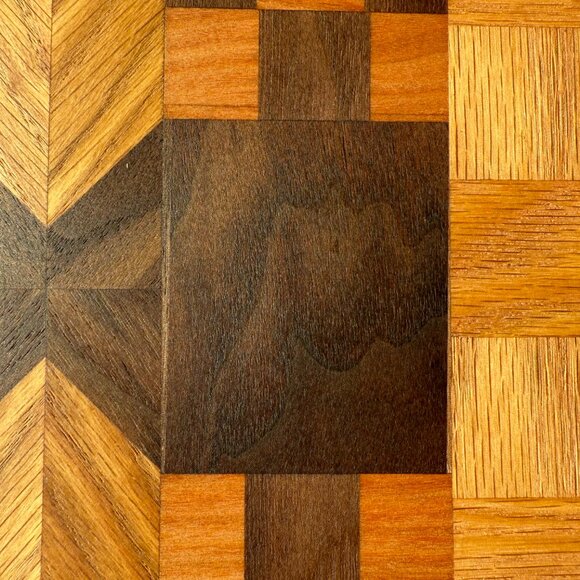 Cutting Board Hand Crafted Star of David Mixed Hardwoods Reversible Judaica - Picture 5 of 7